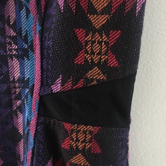 Black / Multi-Colored Sleeveless Dress by Lush (M) - Picture 6 of 7